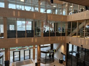 Träbyggnad inifrån